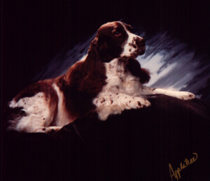 Mandy is pictured at 10 years of age.